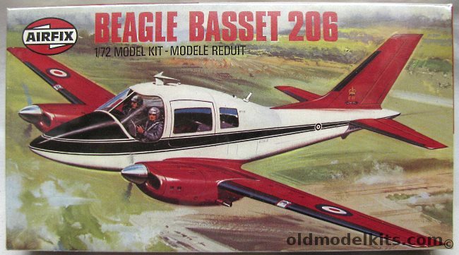 Airfix 1/72 Beagle Basset 206, 02025-5 plastic model kit